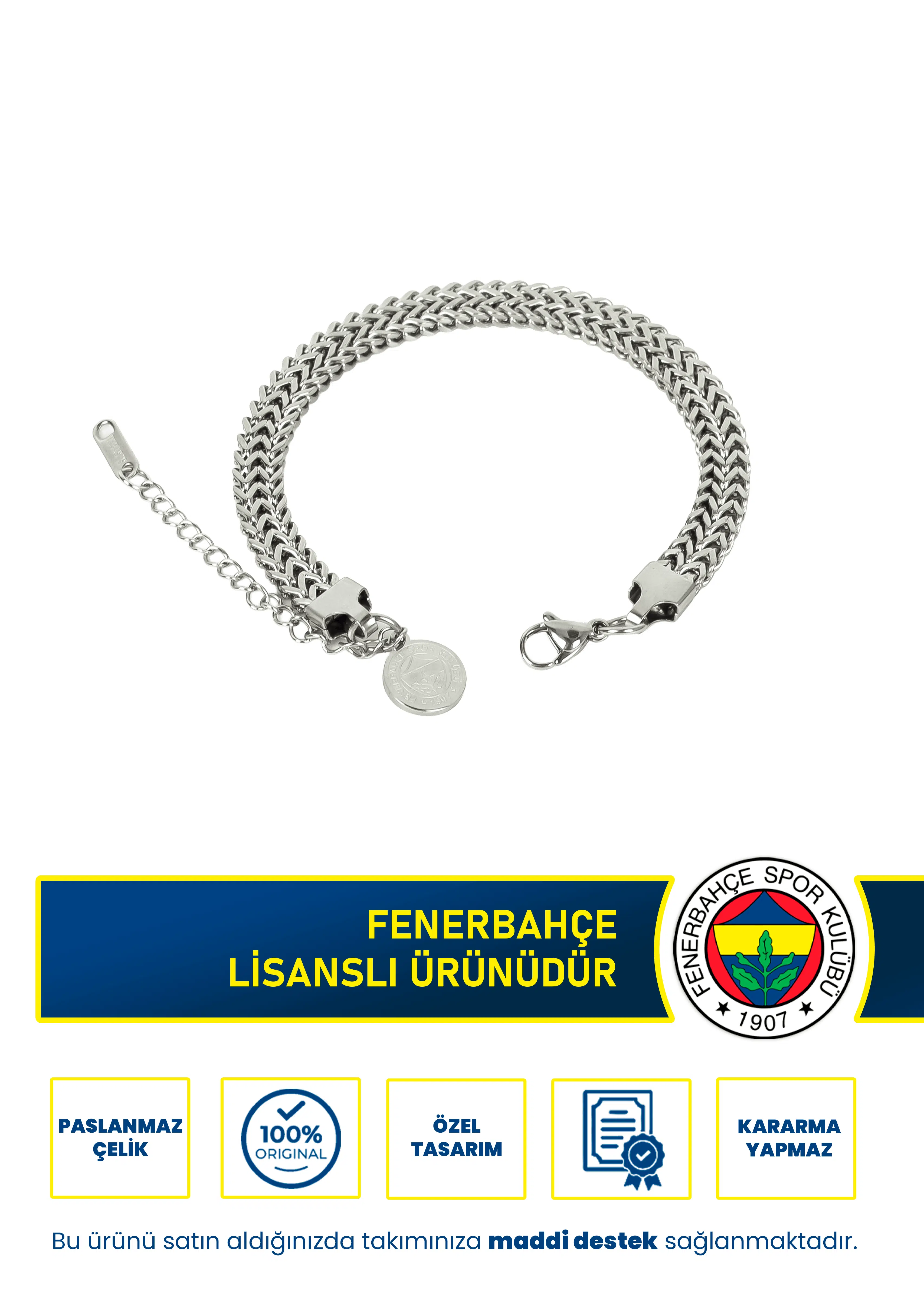 Fb Örme Çelik Bileklik