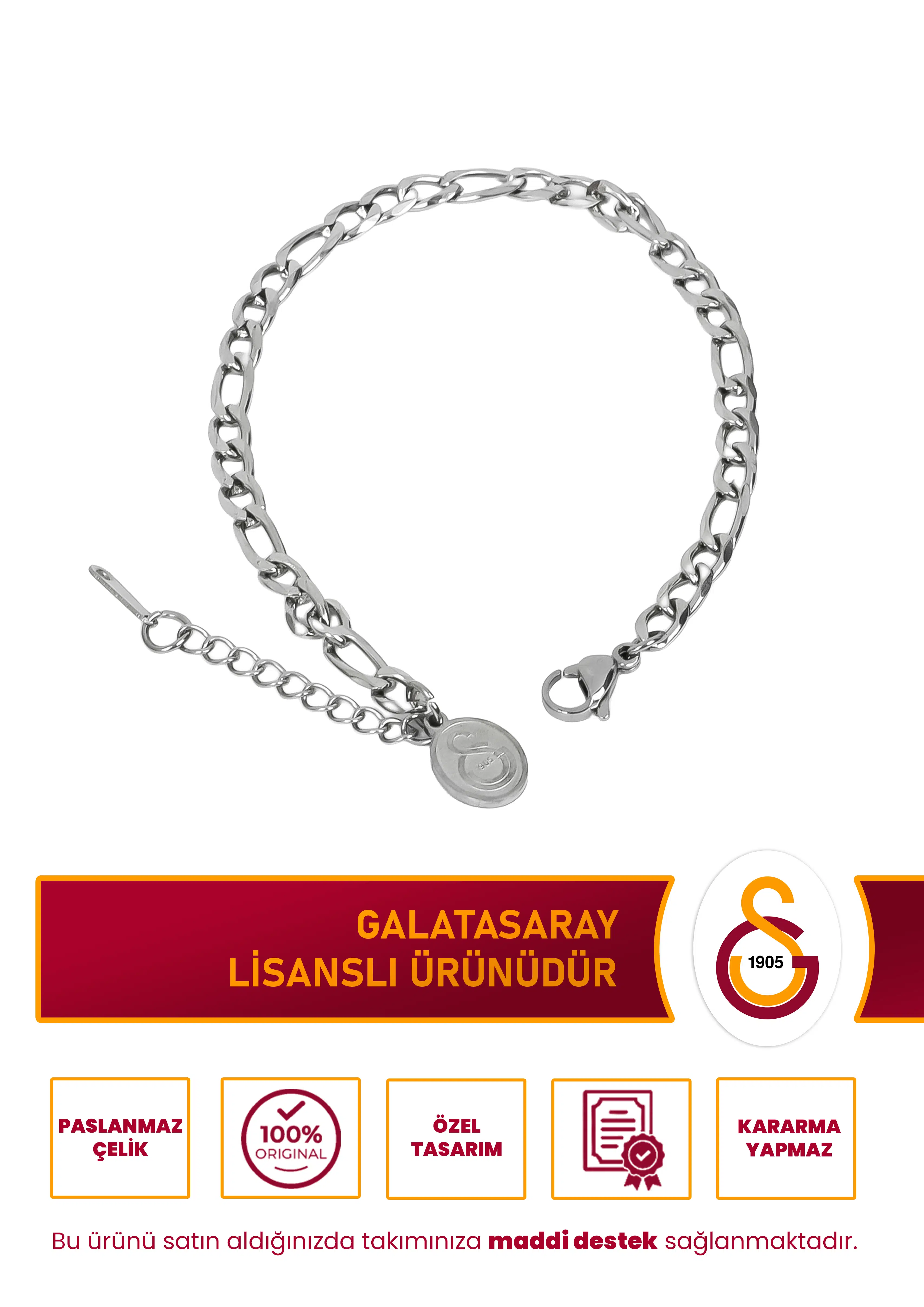 GS EZME ÇELİK BİLEKLİK