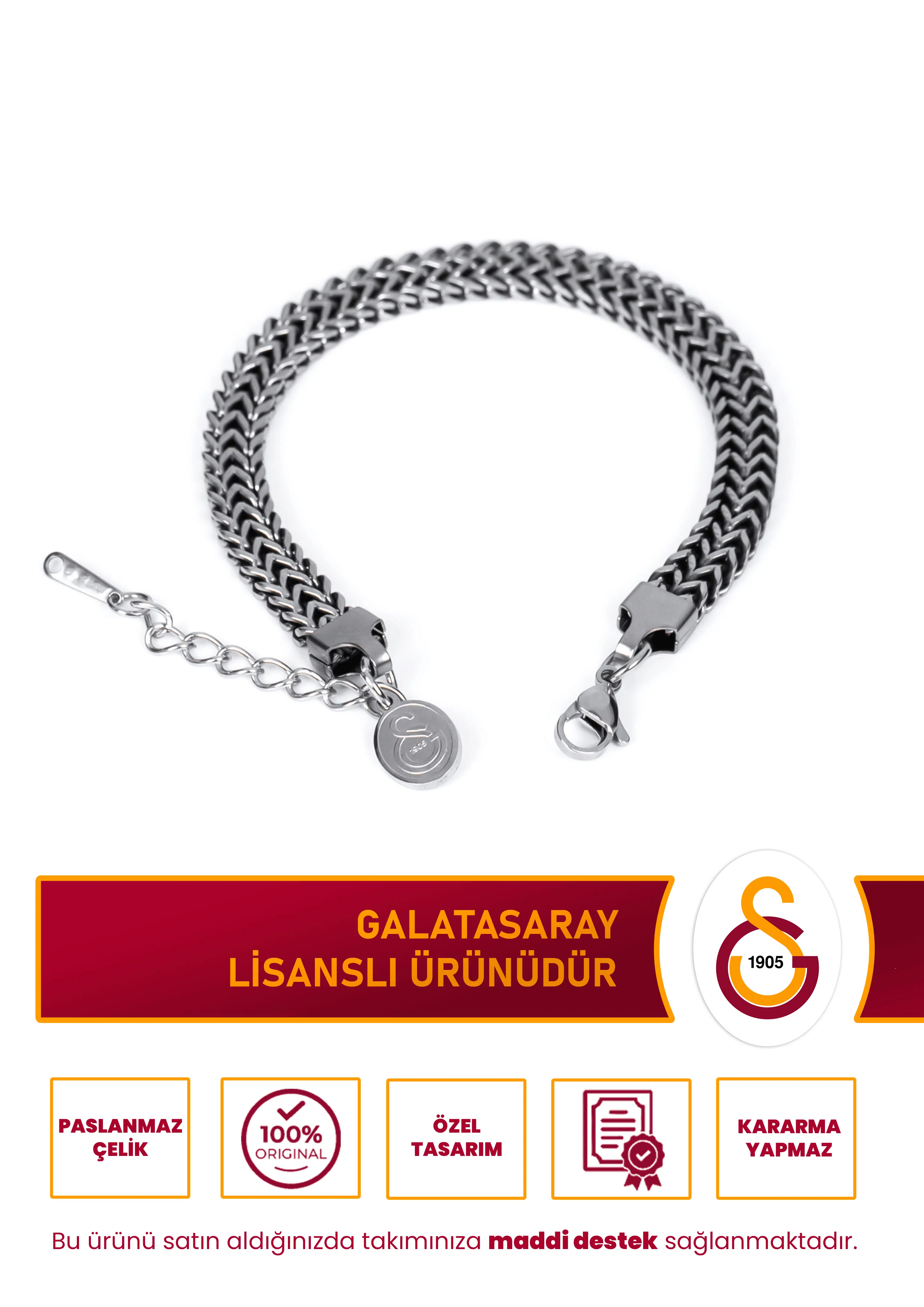 GS ÖRME ÇELİK BİLEKLİK